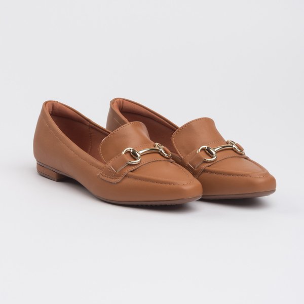 Mocassim Vizzano 1351106 Camel Dourado - Imagem 4