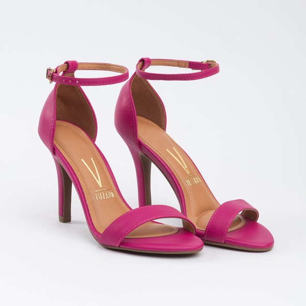 Sandália Vizzano Salto Fino Alto Gisele Magenta - Imagem 2
