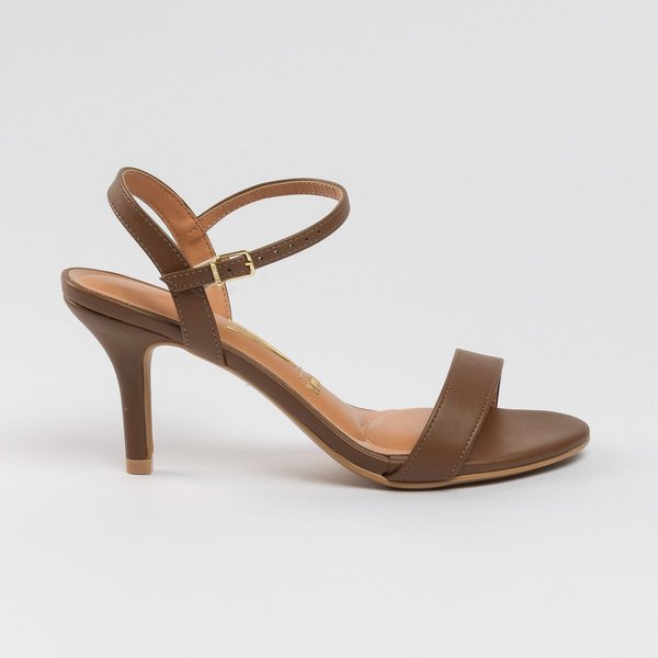 Sandália Vizzano Salto Fino Médio Capuccino - Imagem 2