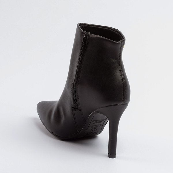 Bota Vizzano Cano Curto Salto Fino Médio Preta - Imagem 3