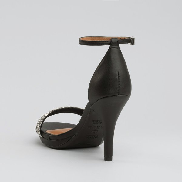 Sandália Vizzano 62101037 Salto Fino Alto Preta - Imagem 5