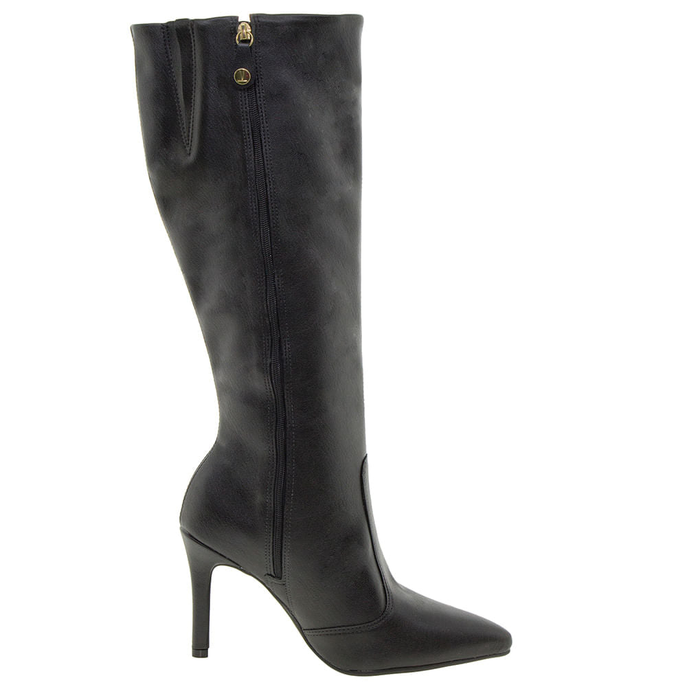 Bota Feminina Cano Alto Vizzano – 3049202 PRETO/CAMURÇA 34 - Imagem 3