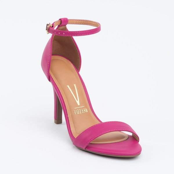 Sandália Vizzano Salto Fino Alto Gisele Magenta - Imagem 3