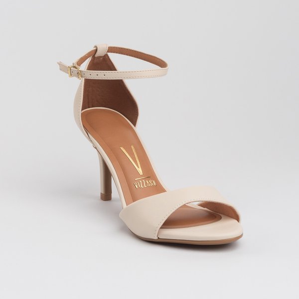 Sandália Vizzano 6524100 Salto Médio Fino Branco off - Imagem 2