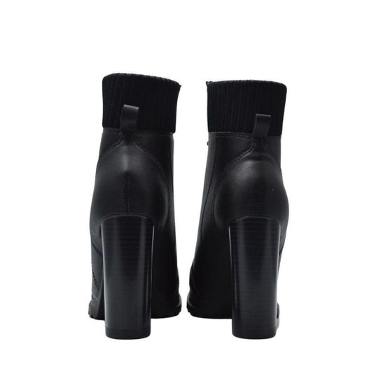 Coturno Vizzano salto alto – Preto - Imagem 5