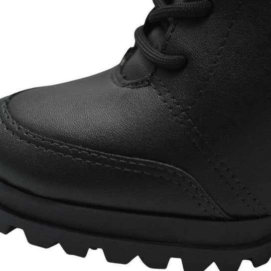 Coturno Vizzano salto alto – Preto - Imagem 3