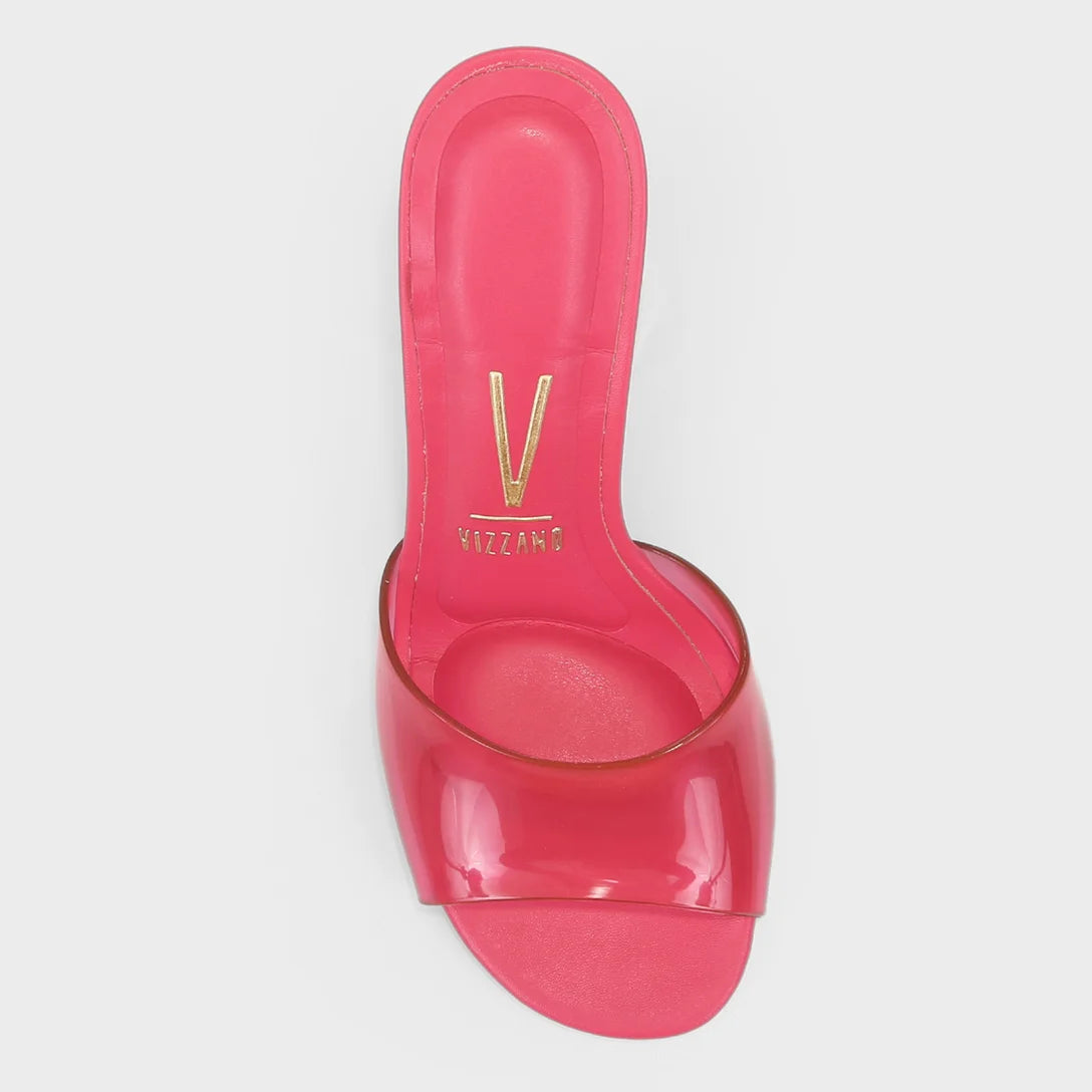 Tamanco Vizzano Salto Bloco Alto Vinil – Rosa - Imagem 4