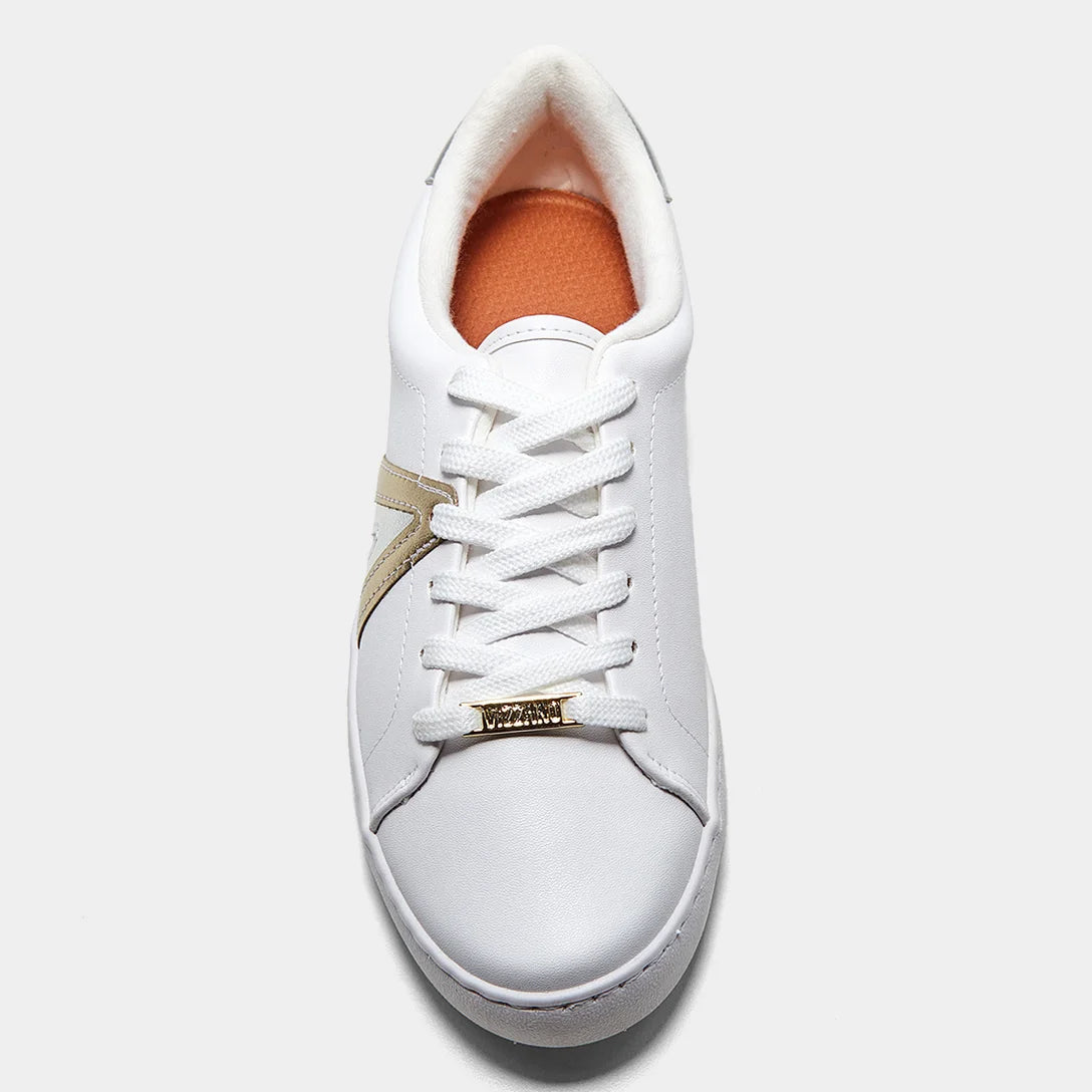 Tênis Vizzano Casual Feminino – Branco + prata - Imagem 4