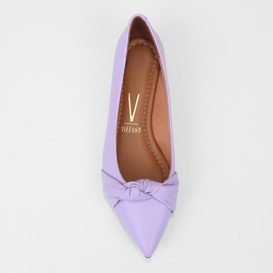 Sapatilha Vizzano Nó Bico Fino Feminina – Lilás - Imagem 4