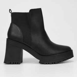 Bota Chelsea Vizzano Tratorada Feminina – Preto