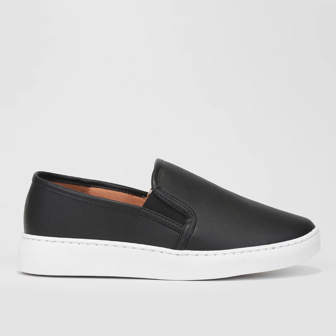 Slip On Vizzano Básico Feminino – Preto