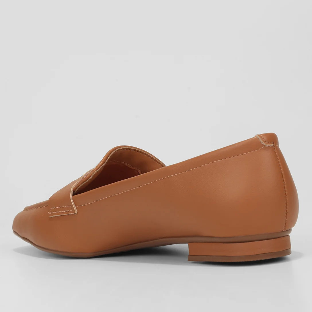 Mocassim Vizzano Bico Fino Feminino – Caramelo - Imagem 3