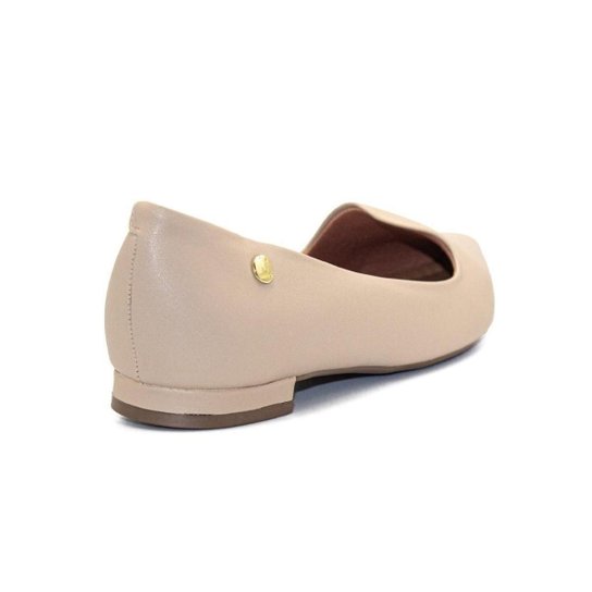 Sapatilha Vizzano Salto Baixo Bico Fino Pelica – Nude - Imagem 3