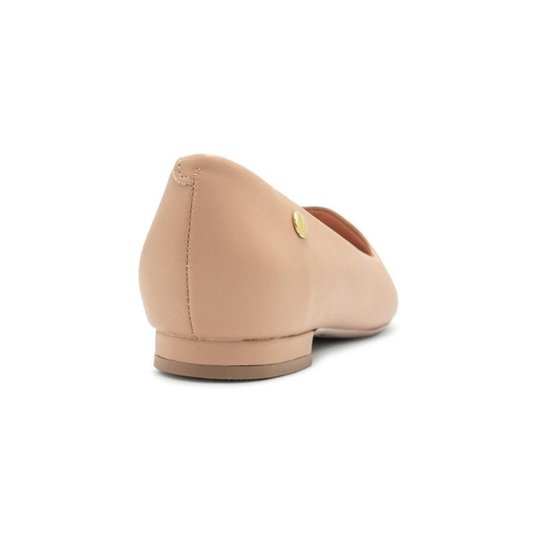 Sapatilha Vizzano Salto Baixo Bico Fino Pelica – Rosê - Imagem 4