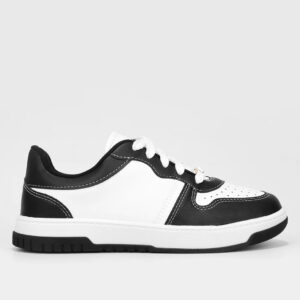 Tênis Vizzano Perfuros Feminino – Branco + Preto