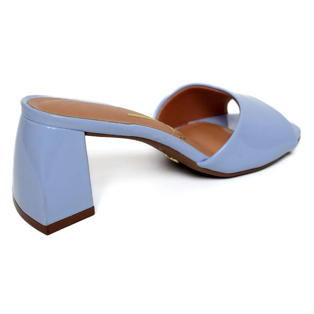 Tamanco Vizzano Verniz Salto Medio Bloco – Jeans - Imagem 3