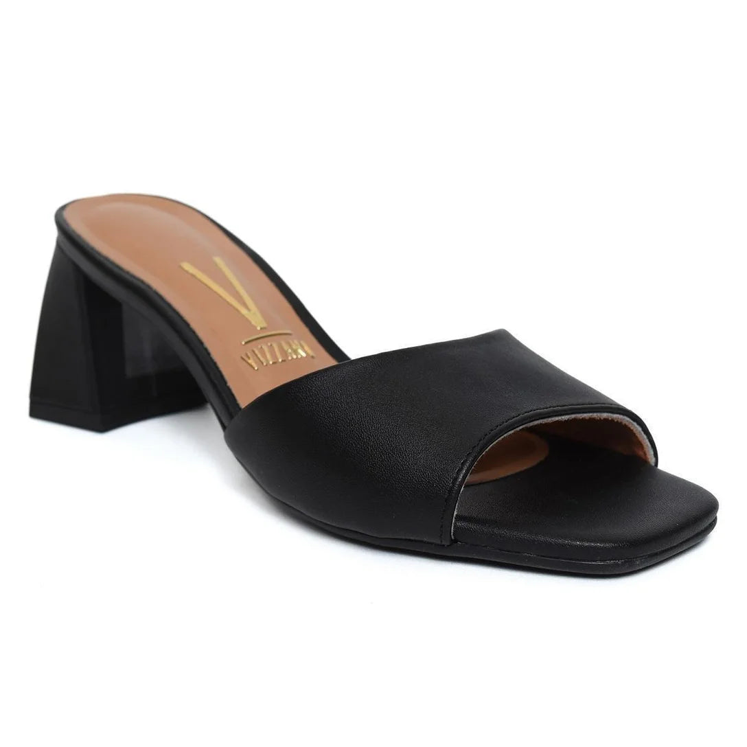 Tamanco Vizzano Salto Medio Bloco – Preto - Imagem 2