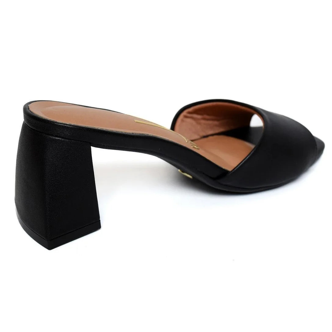 Tamanco Vizzano Salto Medio Bloco – Preto - Imagem 3