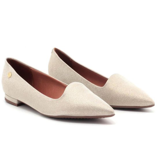 Sapatilha Vizzano Glitter Festa Bico Fino – Dourado - Imagem 2