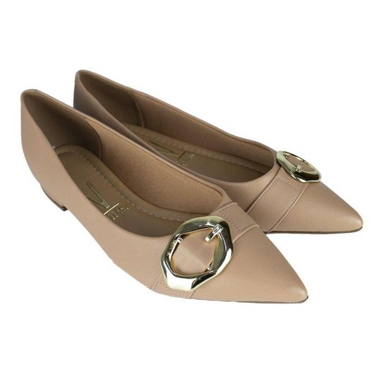 Sapatilha Vizzano Bico Fino – Nude