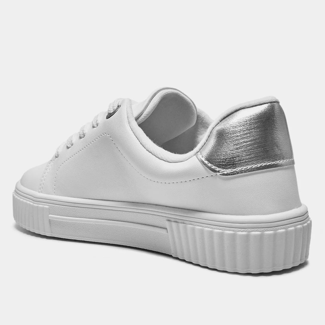 Tênis Vizzano Pelica Metalizado Premium Feminino – Branco - Imagem 3