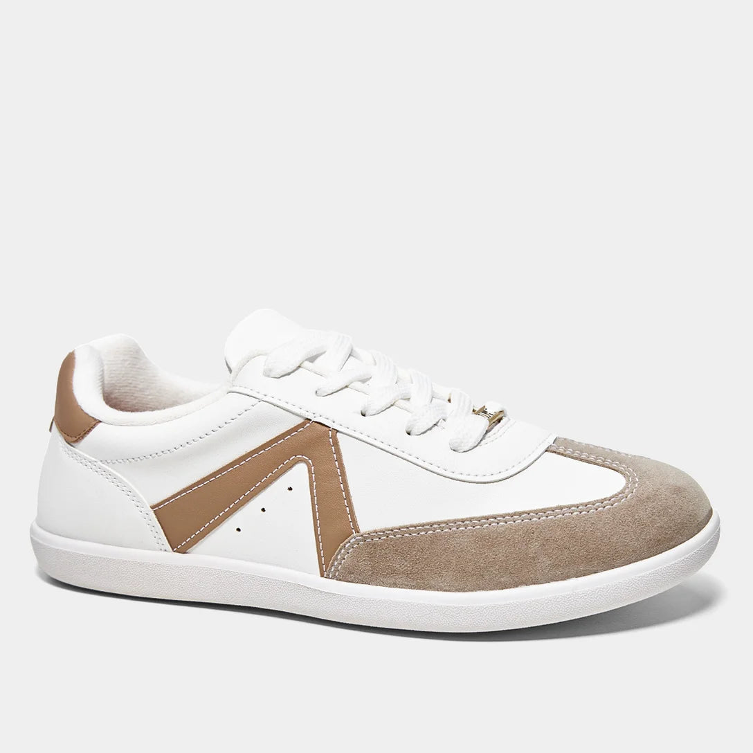 Tênis Vizzano Recortes Feminino – Branco+Preto - Imagem 2