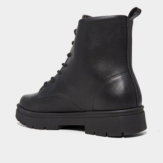 Bota Coturno Vizzano Cano Médio – Preto - Imagem 5