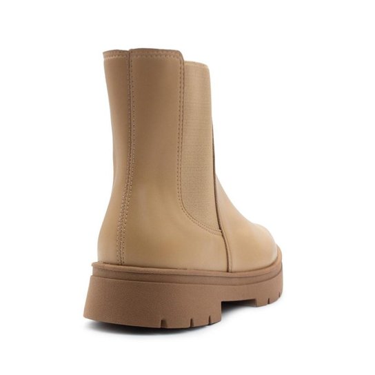 Bota Vizzano Feminina Chelsea Tratorada Napa 3101.100 – Marrom Claro - Imagem 3