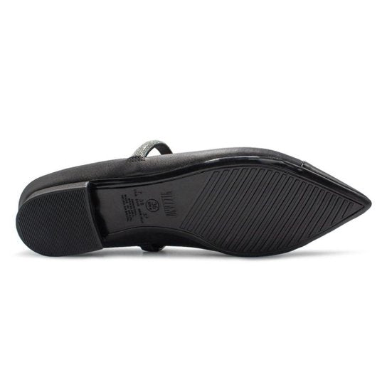 Sapatilha Vizzano Bico Fino de Verniz – Preto - Imagem 5