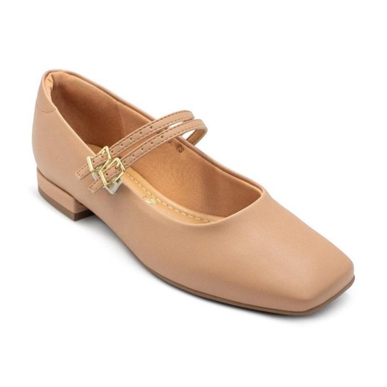 Sapatilha Vizzano Boneca Salto Baixo – Nude - Imagem 2