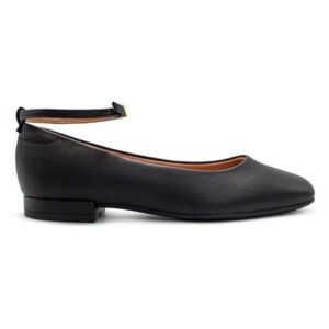 Sapatilha Vizzano Boneca Salto Baixo Bico Quadrado – Preto