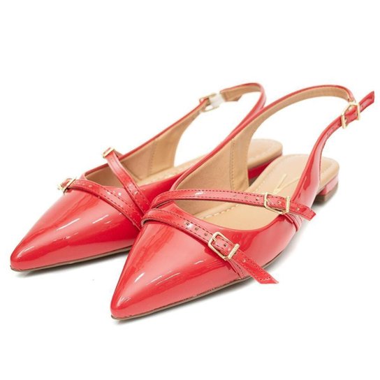 Sapatilha Vizzano com Abertura Vermelho - Imagem 2