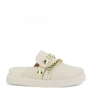 Mule Casual Flatform Corrente Vizzano – Off White