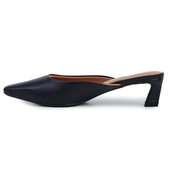 Mule Vizzano Salto Fino – Preto - Imagem 4