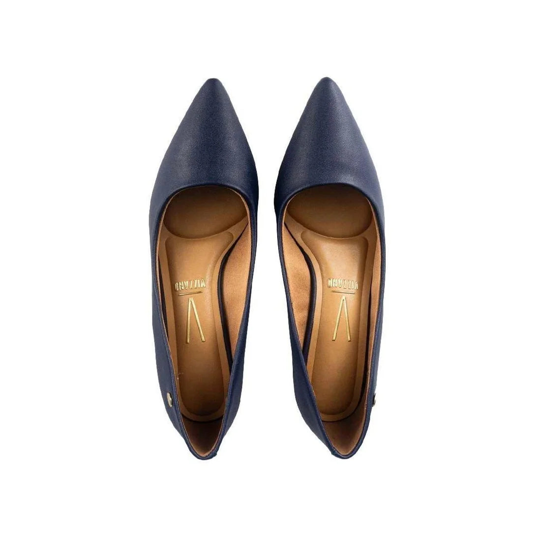 Sapato Scarpin Vizzano Bico Fino Pelica – Azul - Imagem 3