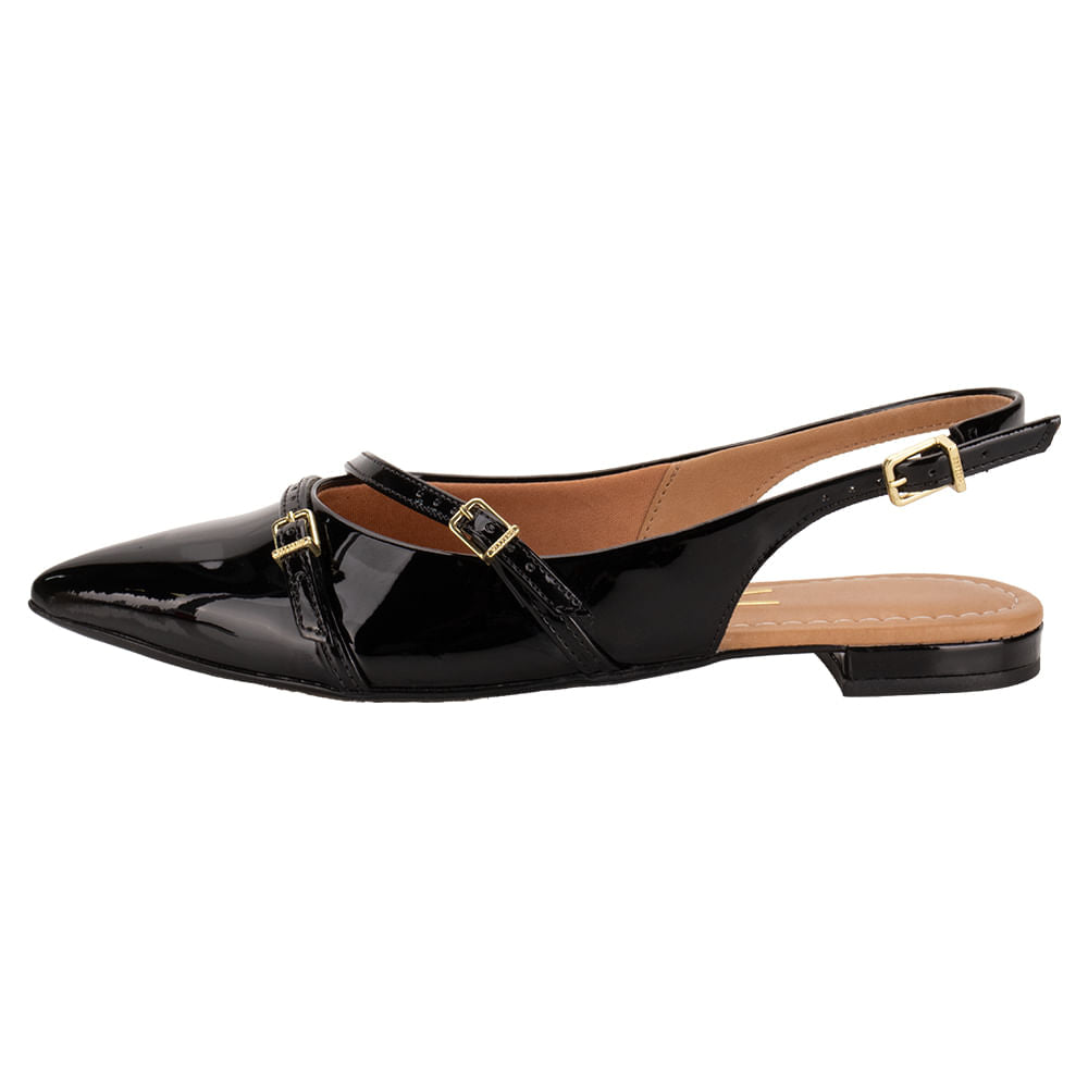 Sapato Feminino Mule Vizzano 1206296 BEGE | PRETO - Imagem 4