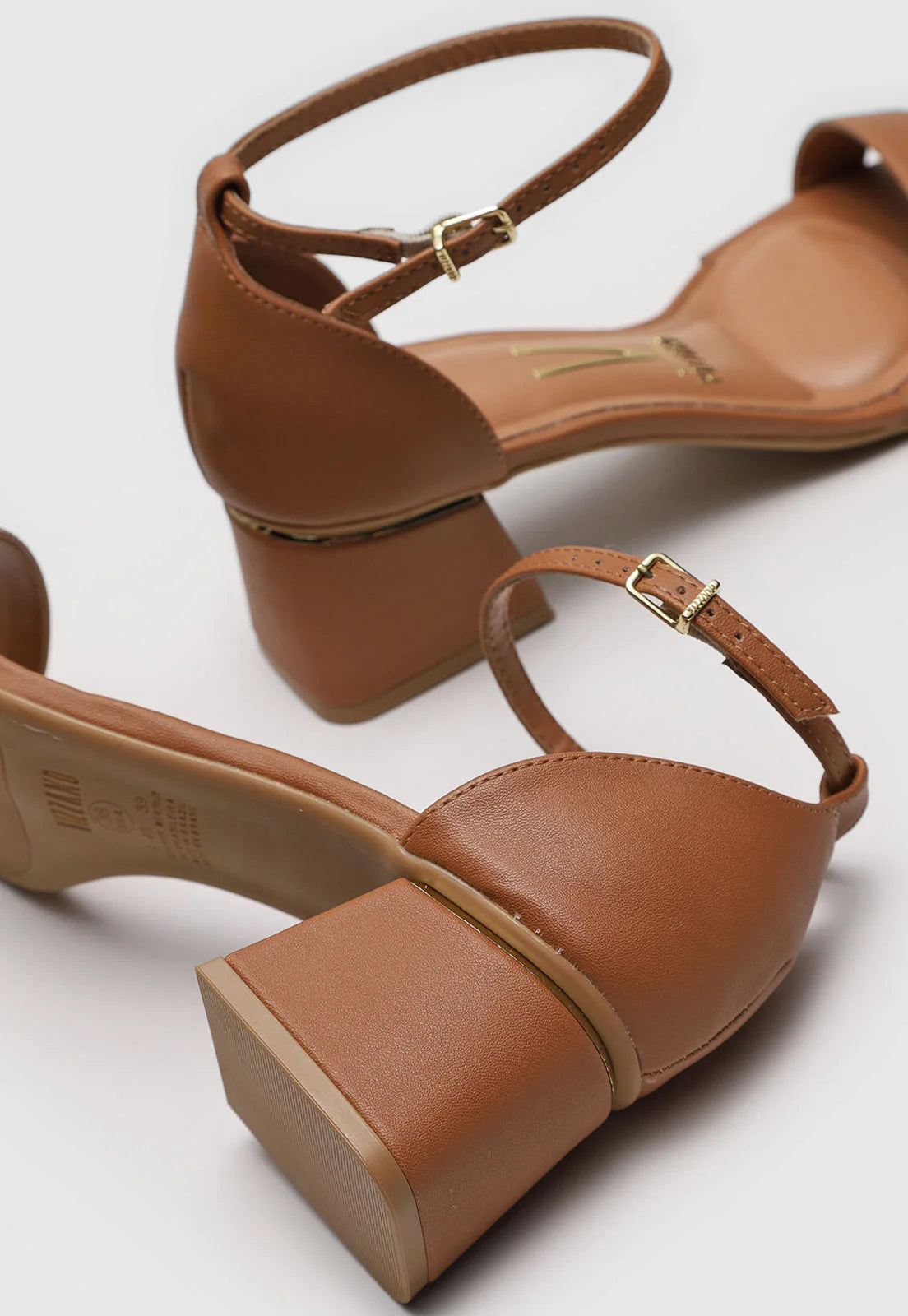 Sandália Vizzano Salto Bloco Caramelo - Imagem 5