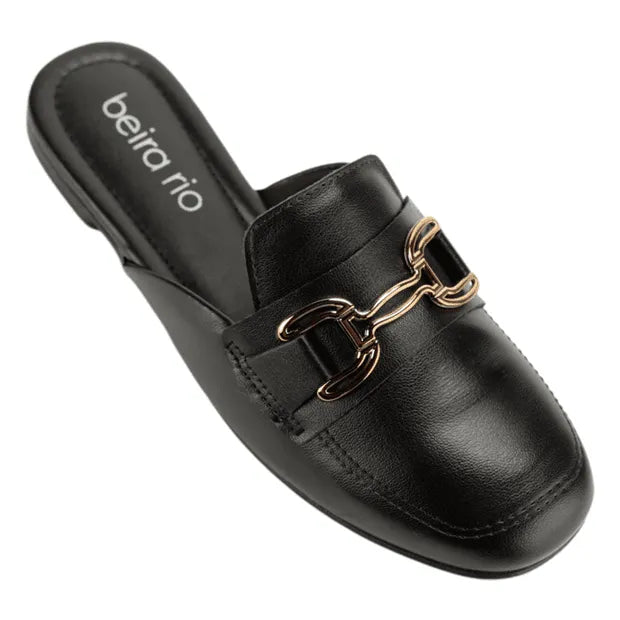 Mule Feminino Bico Quadrado Beira Rio 4323.100 Preto