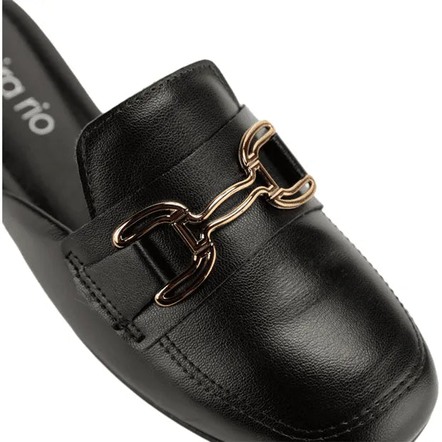Mule Feminino Bico Quadrado Beira Rio 4323.100 Preto - Imagem 3