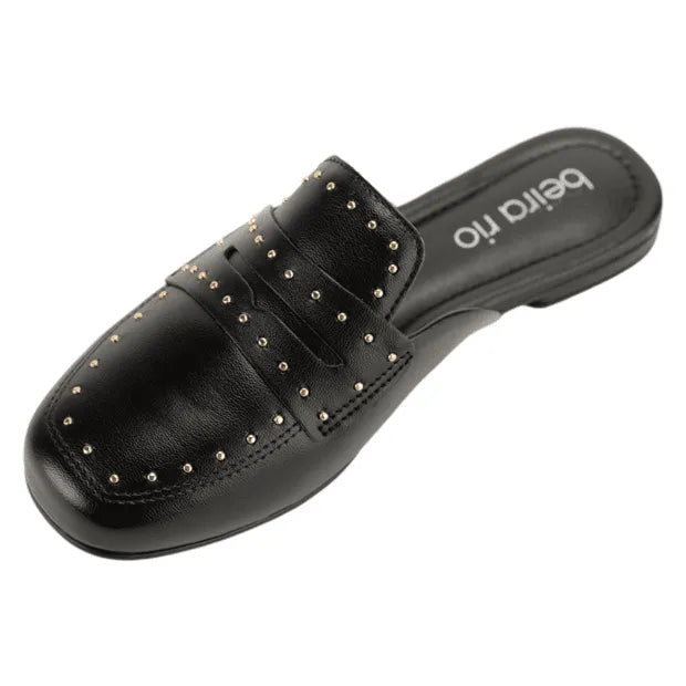 Mule Feminino Bico Quadrado Beira Rio 4323.102 Preto - Imagem 2