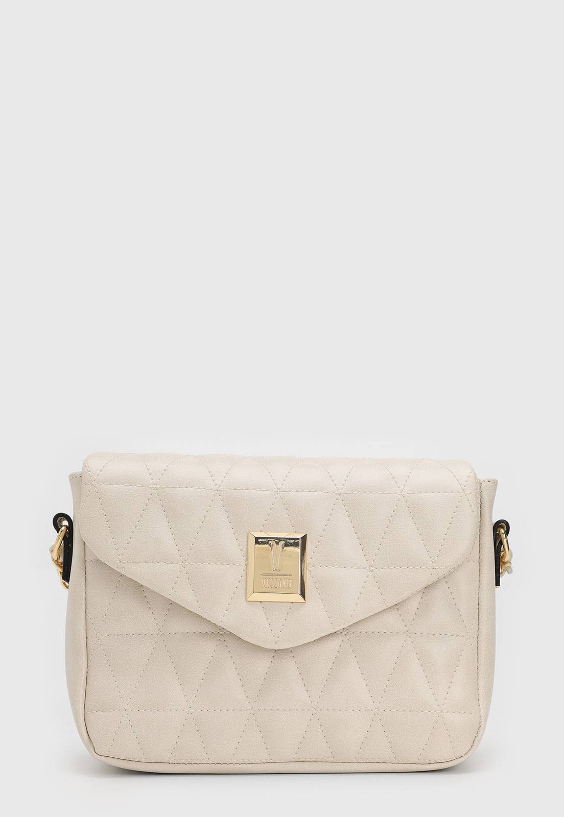 Bolsa Tiracolo Vizzano Alça Corrente Off-White