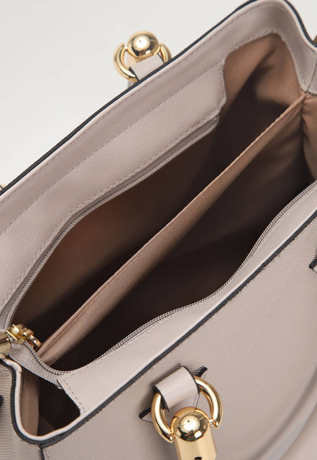 Bolsa Tiracolo Vizzano Alça Dupla Cinza - Imagem 6