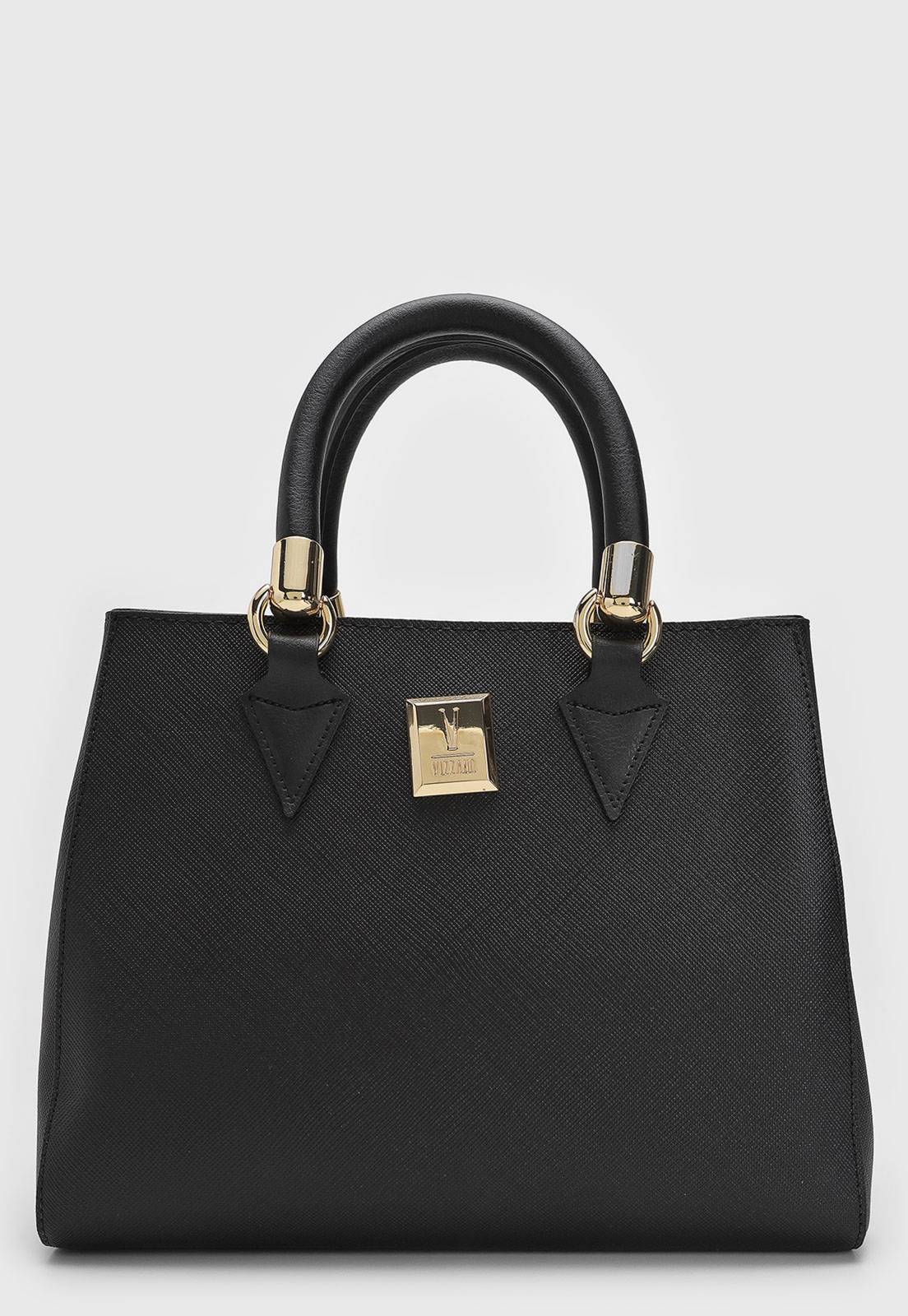 Bolsa Tiracolo Vizzano Alça Dupla Preta