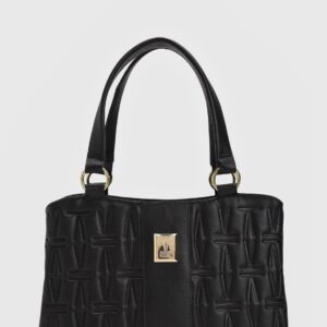 Bolsa Tiracolo Vizzano Alça Dupla Preta