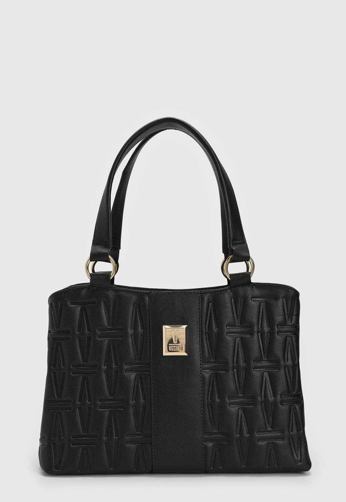 Bolsa Tiracolo Vizzano Alça Dupla Preta