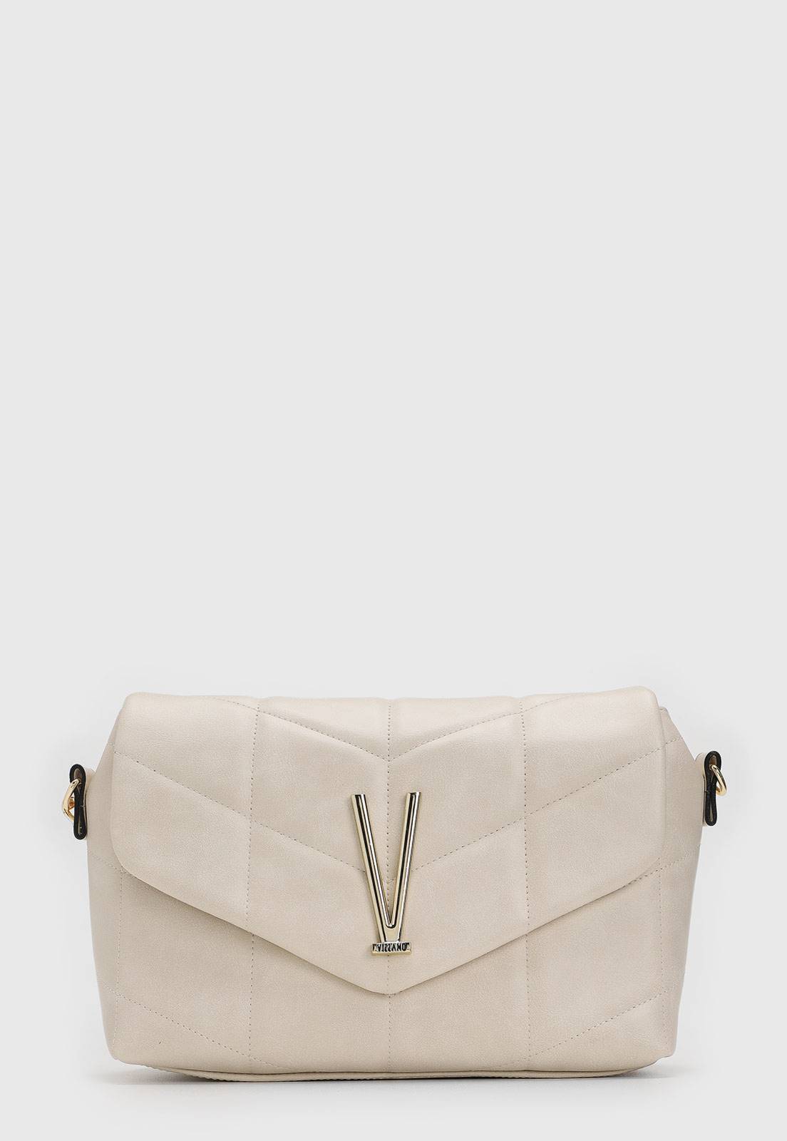 Bolsa Tiracolo Vizzano Matelassê Off-White