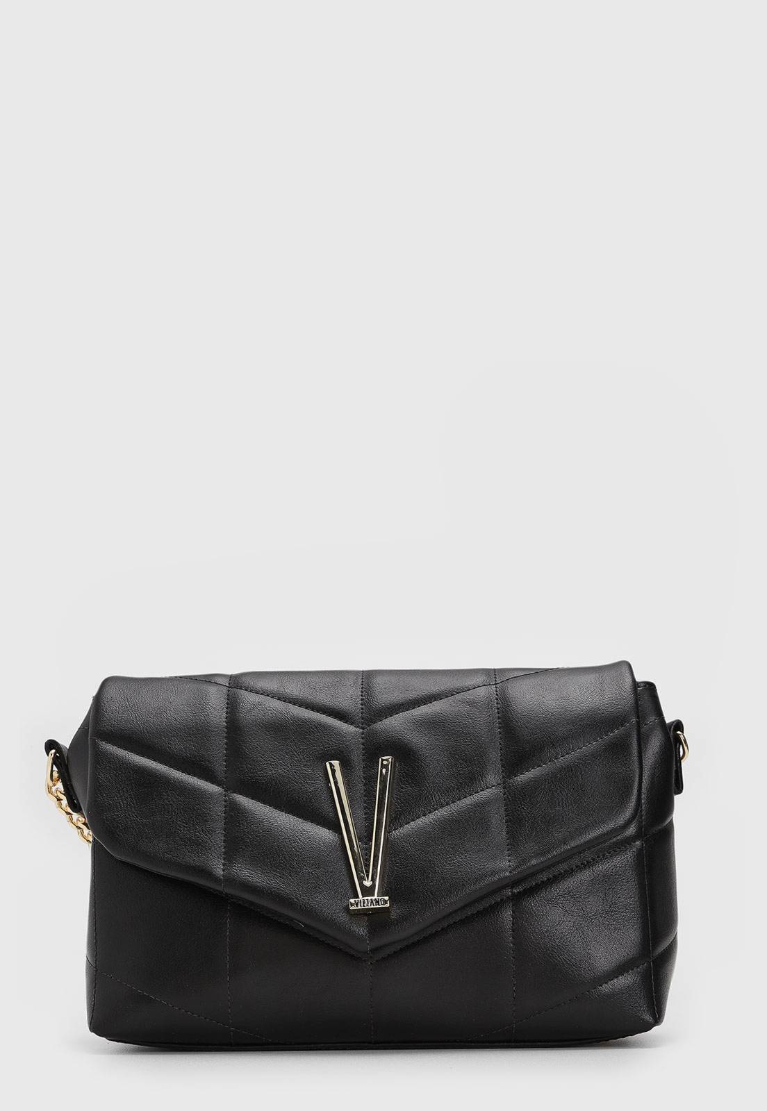 Bolsa Tiracolo Vizzano Matelassê Preta