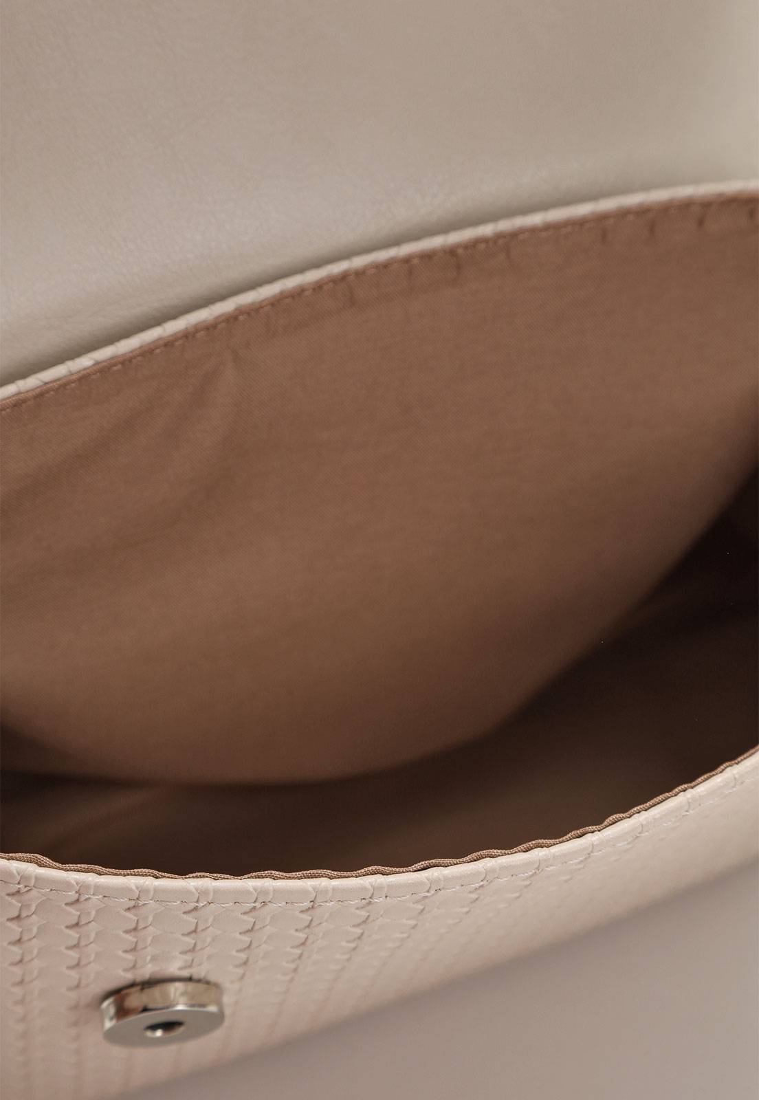 Bolsa Transversal Vizzano Alça Ajustável Preto | Caramelo | Off White - Imagem 16