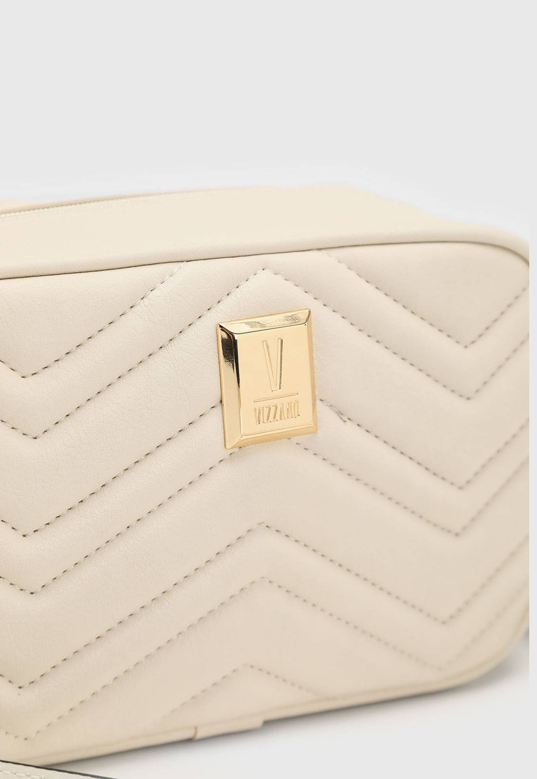 Bolsa Transversal Vizzano Alça Ajustável Off-White - Imagem 7