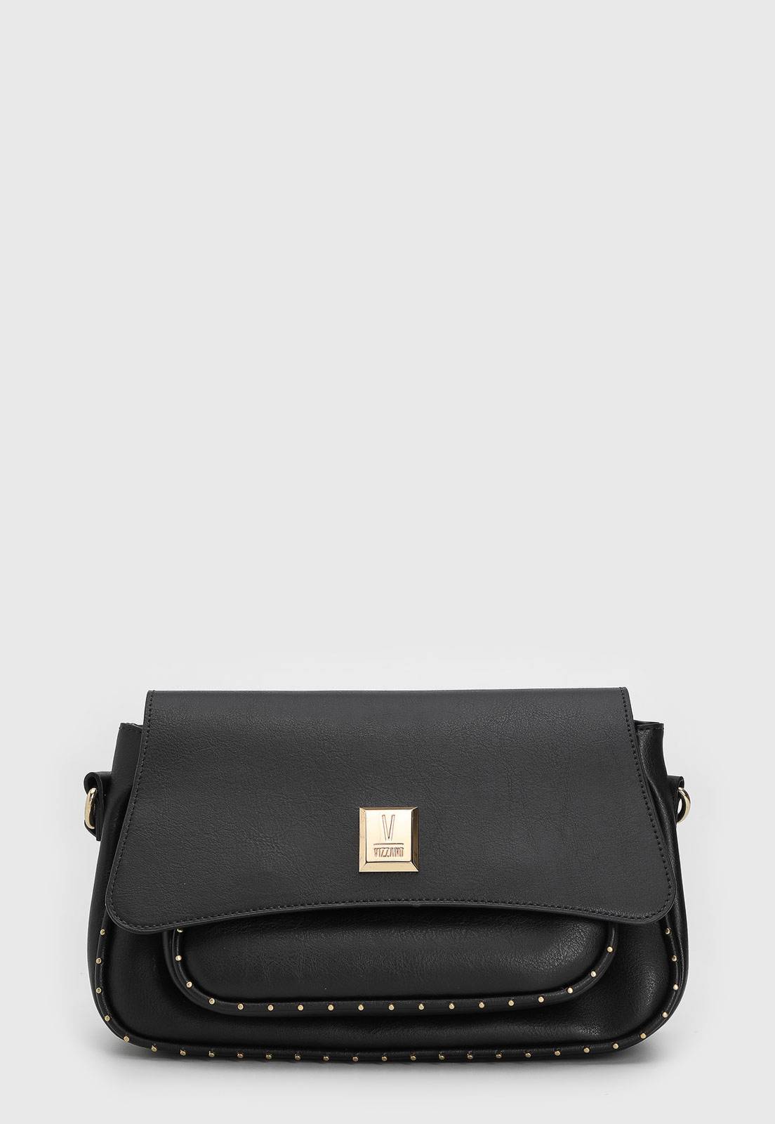 Bolsa Transversal Vizzano Alça Ajustável Preto | Caramelo | Off White